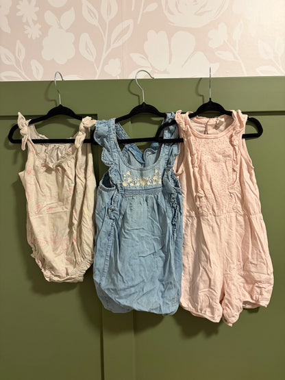Girls summer romper bundle  18-24, Kids 24 Month (18-24M)