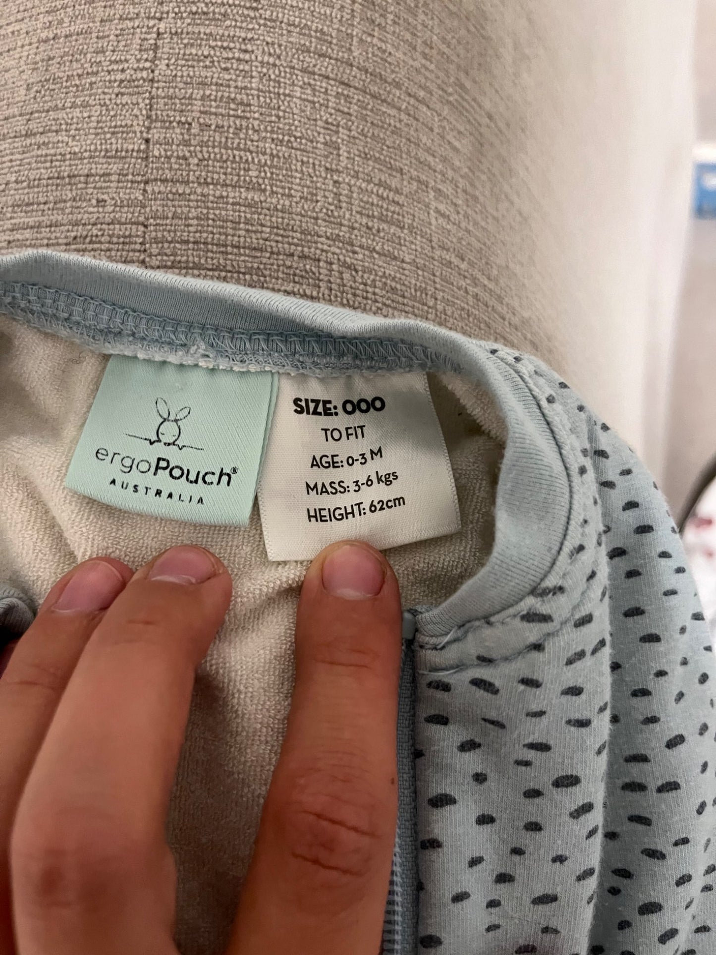 Ergopouch sleep sack 0-3 month 2.5 TOG, 0-3 Months (Newborn)