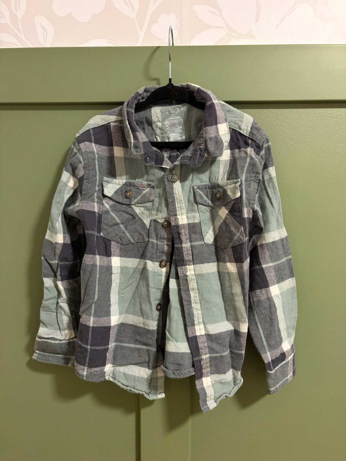 George flannel , Kids 6/6X