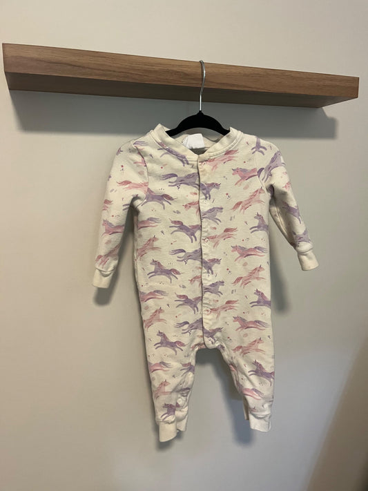 Angel dear organic cotton romper , Kids 12 Month (9-12M)
