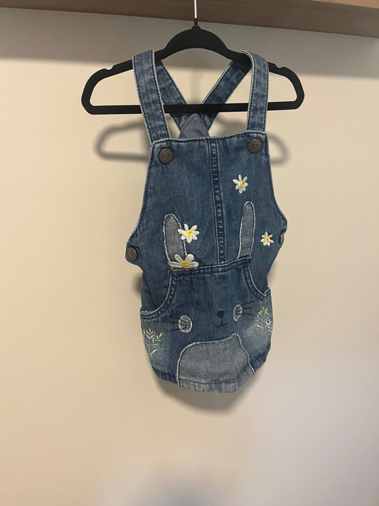 Denim bunny dress, Kids 9 Month (6-9M)