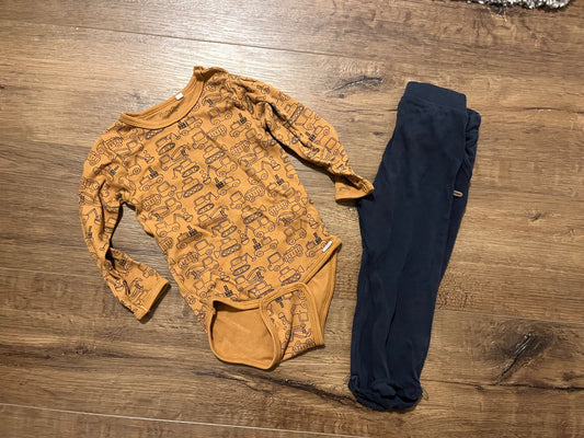 Minymo organic cotton outfit , Kids 18 Month (12-18M)