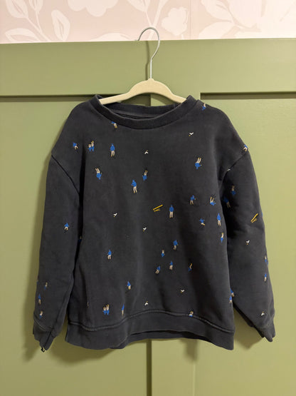 Zara ski crewneck, Kids 4/4T