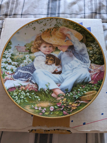 A Time To Love collectors plate by Sandra Kuck
