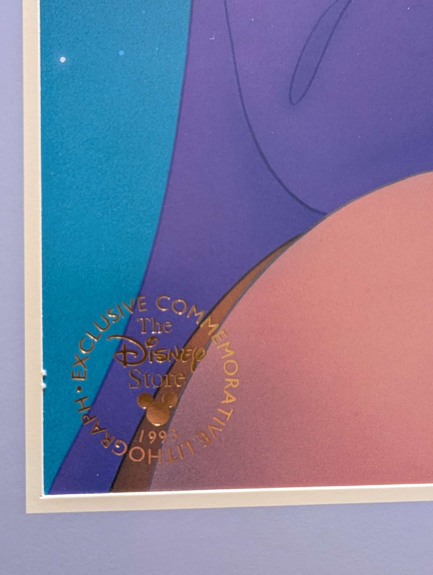 Disney vintage lithigraphs