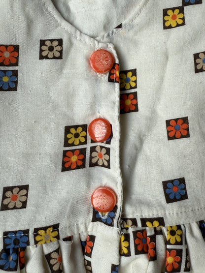 Beautiful linen swing dress size 3-4, Kids 3T