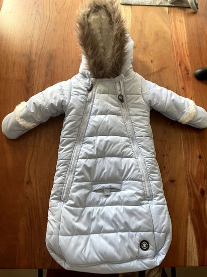 Kushies Snowsuit 3-6 Months - LIKE NEW - Stroller Friendly