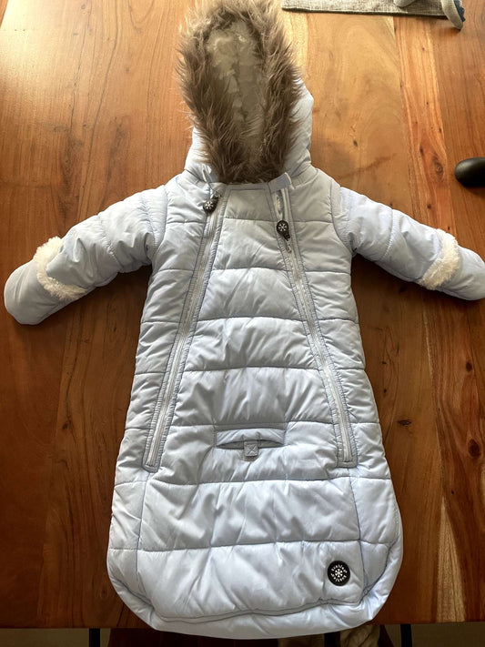Kushies Snowsuit 3-6 Months - LIKE NEW - Stroller Friendly