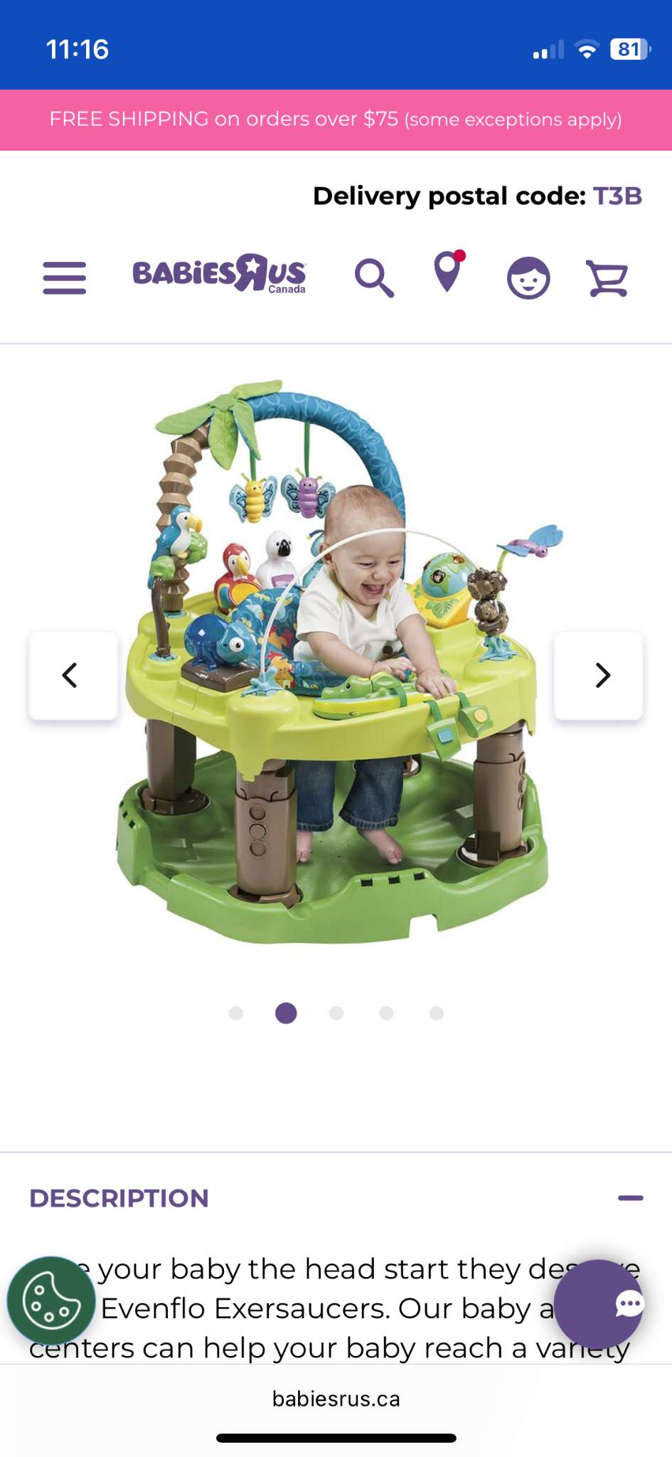 Evenflo Exersaucer Triple Fun (Grow with Me!) - Life in the Amazon