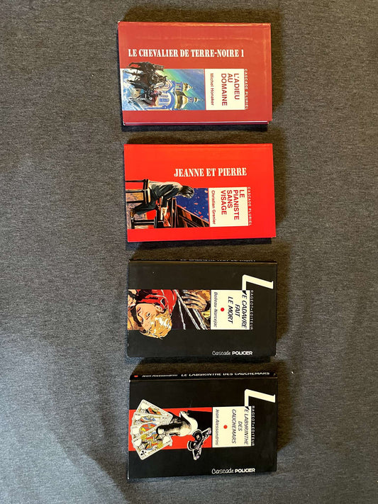 Set of 4 French Language Mystery Novels - High Interest - Grades 9-12