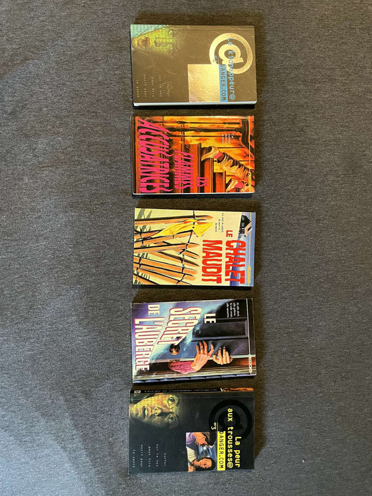 Set of 5 French Language Mystery Novels - High Interest - Middle School Level