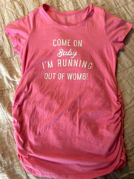 Set of 3 Casual Short Sleeve Maternity Shirts - Size Medium , Maternity M (8-10)