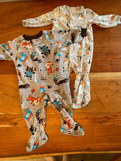 Boy 9 Month Clothing Bundle - Winter Bunting, Swimming Trunks, Sleepers, T-shirts, Sweatshirts, Pants, Onesies and more!, Kids 9 Month (6-9M)