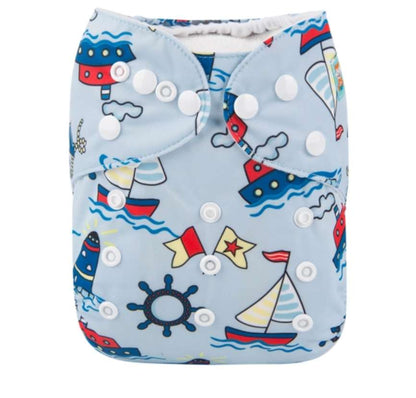 *NEW* sealed set of 6 Alva Baby All-In-One Cloth Diapers