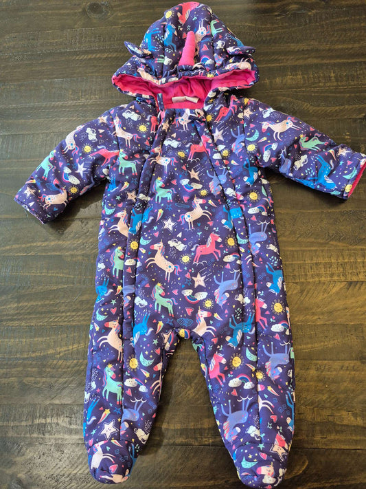 Unicorn bunting/snowsuit, Kids 6 Month (3-6M)