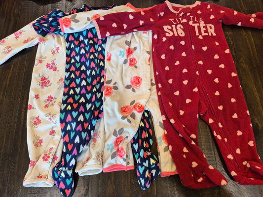 Carter's fleece pjs, Kids 9 Month (6-9M)