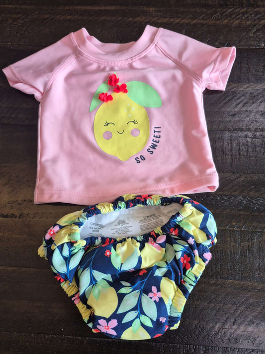 2 piece swimsuit 3m, Kids 3 Month (0-3M)