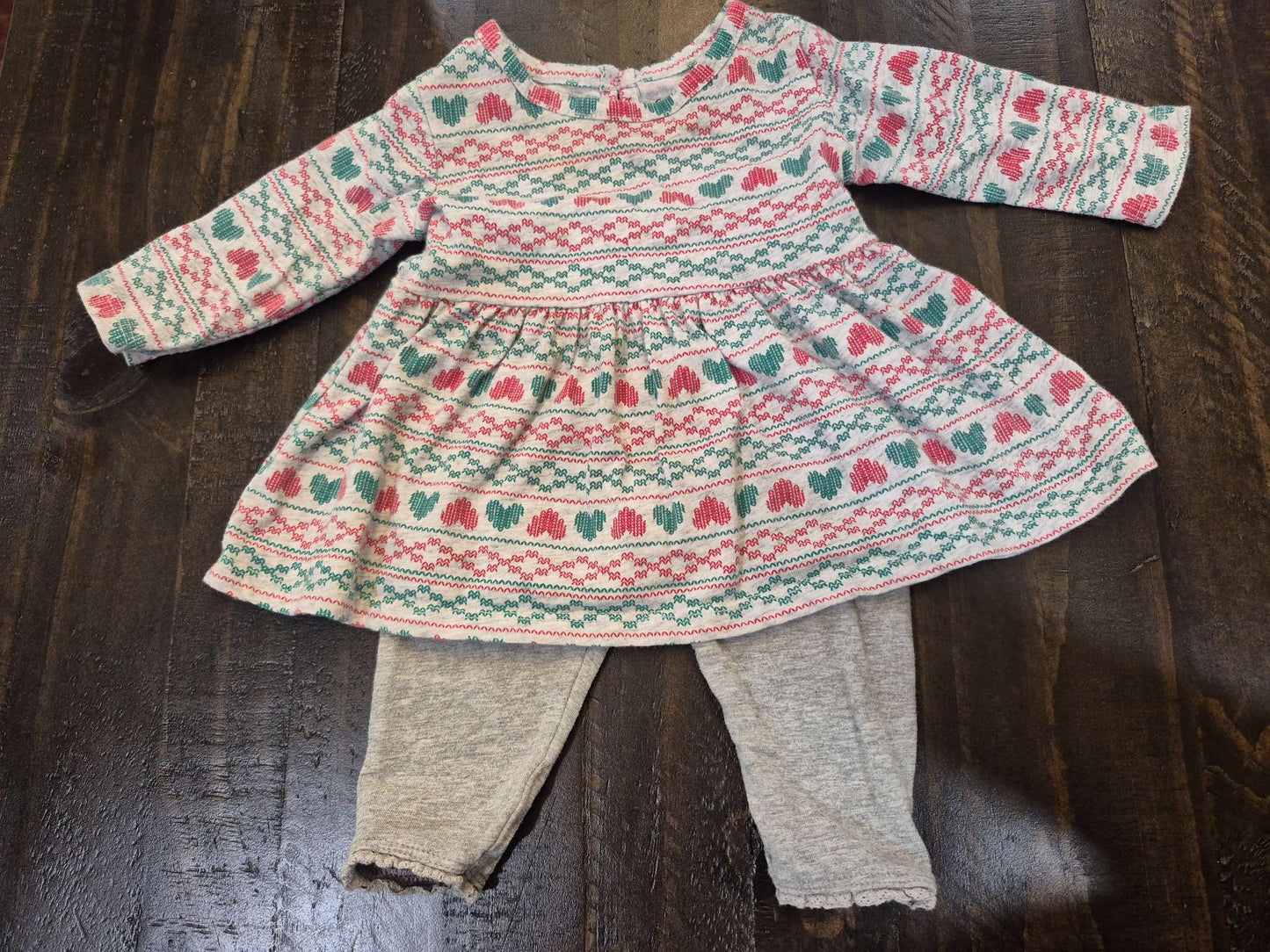 Christmas dress and pants, Kids 3 Month (0-3M)