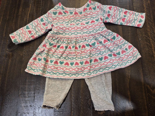 Christmas dress and pants, Kids 3 Month (0-3M)