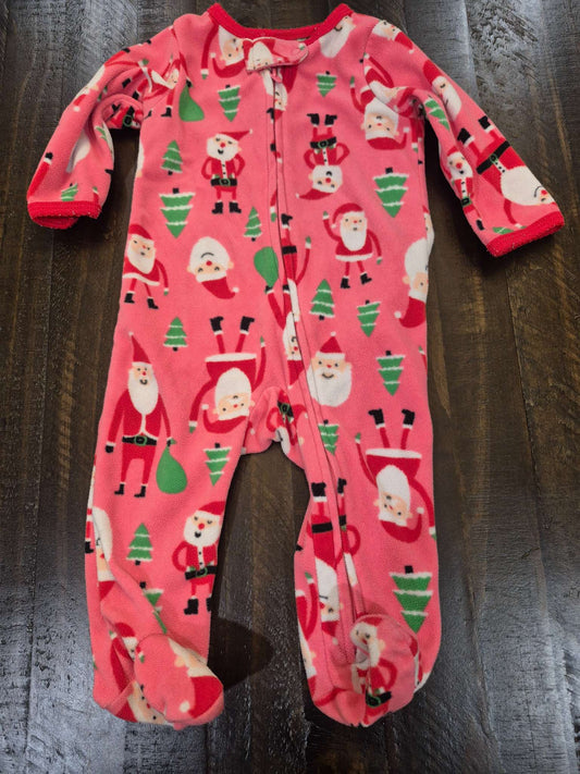Fleece Christmas PJs, Kids 6 Month (3-6M)
