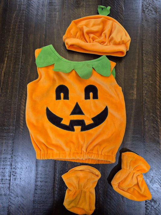 Baby Pumpkin Halloween Costume, Kids 6 Month (3-6M)