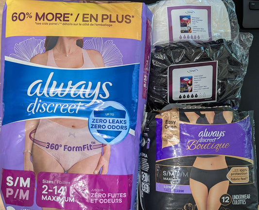 Disposable postpartum underwear