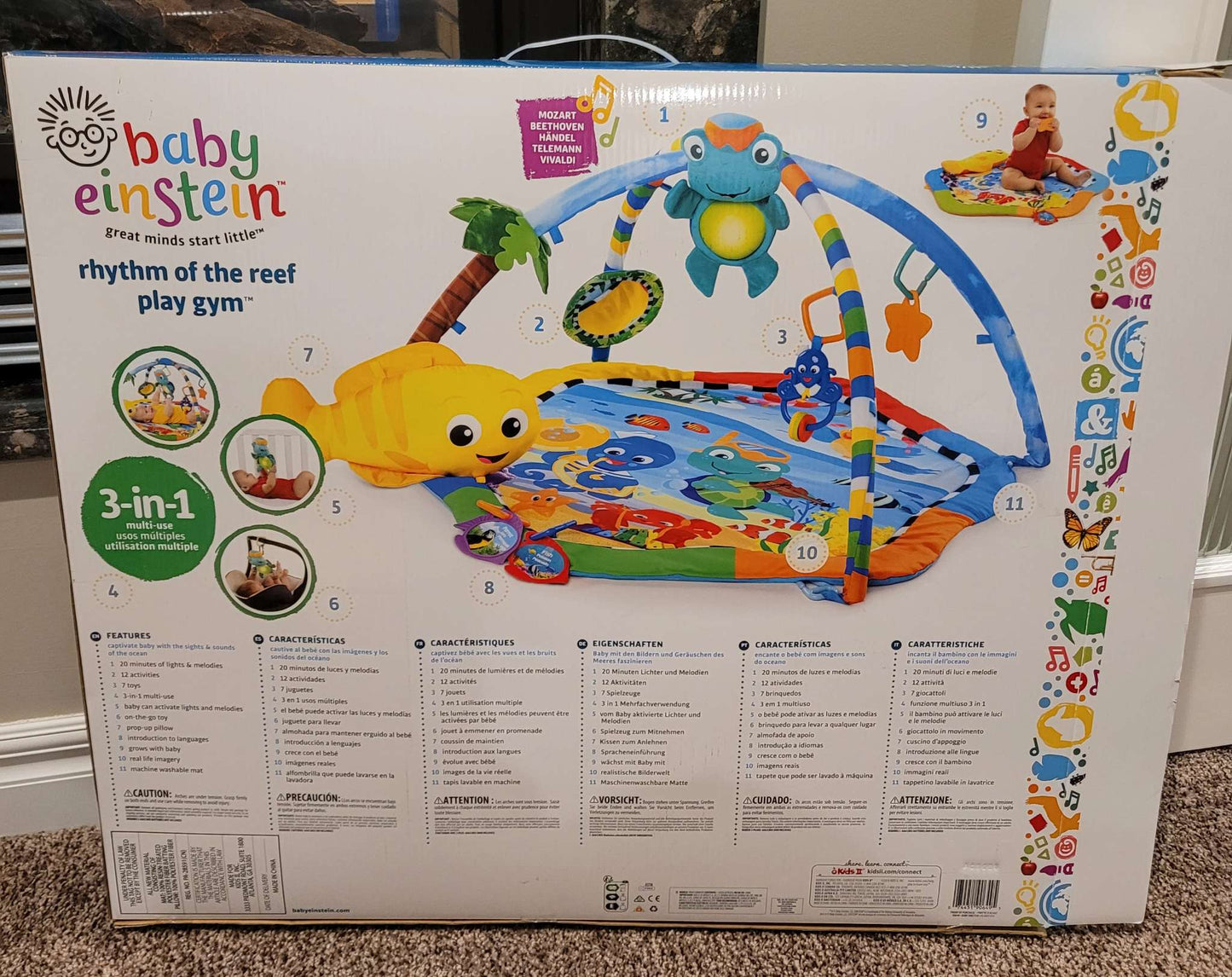 Baby Einstein, Rhythm of the Reef Play Gym, Play Mat