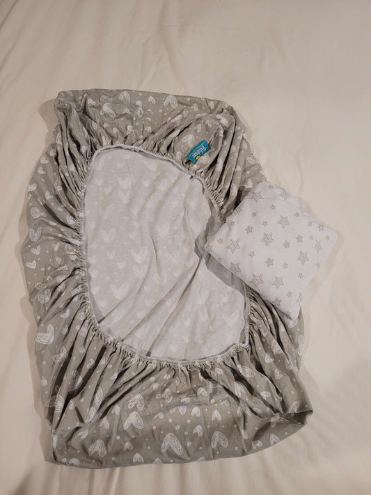 Bassinet Cotton Fitted Sheets - Fit Rectangular Mattress