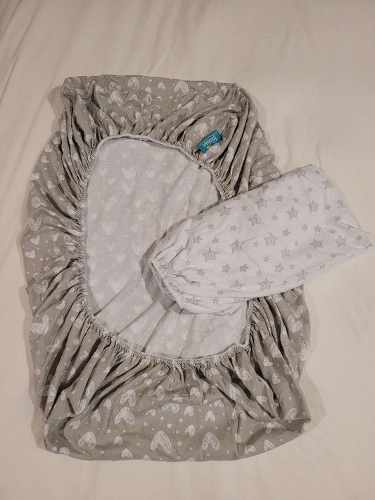 Bassinet Cotton Fitted Sheets - Fit Rectangular Mattress