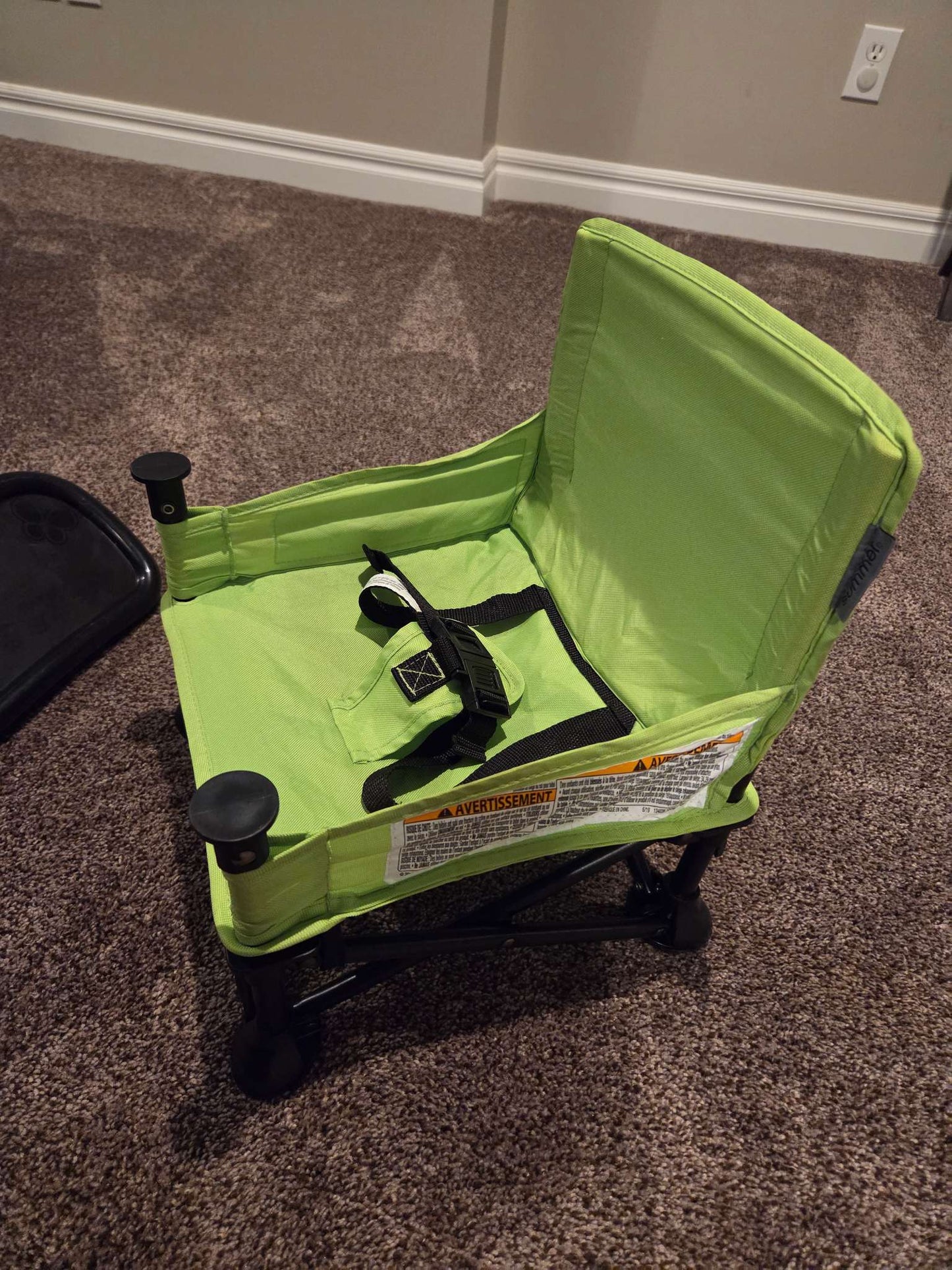 Foldable Travel Chair with Tray