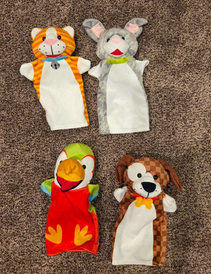 Melissa & Doug Playful Pets Hand Puppets