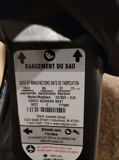 Cosco Scenera Next Convertible Car Seat