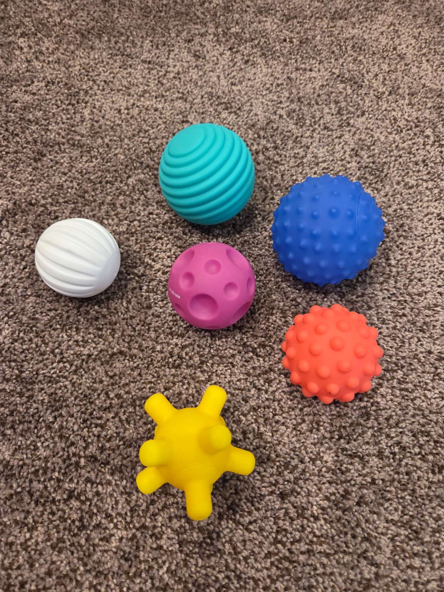 Textured Sensory Balls and Stacking Tower Cups