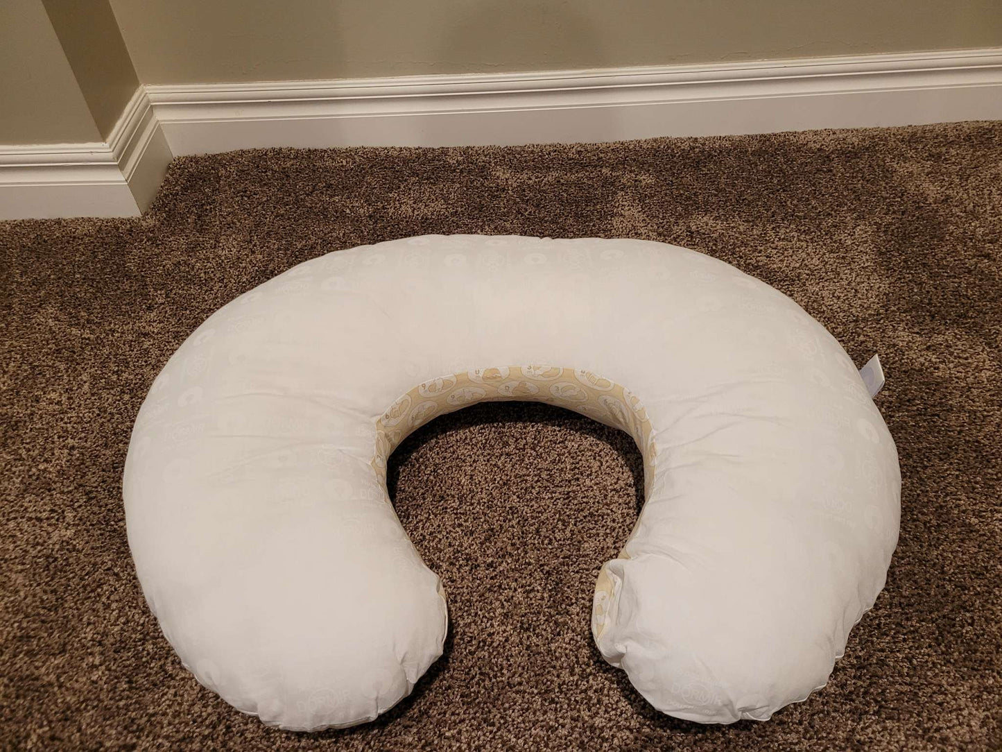 Boppy Nursing Pillow with Waterproof Cover and Pillow Cases