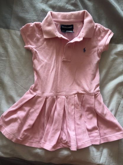Ralph Lauren pink Dress 2T, Kids 2T