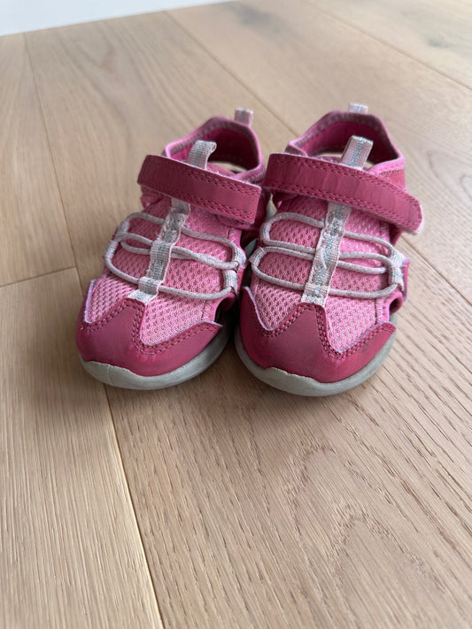 Pink Sandals, Joe Fresh, Size 7, Shoes 7.5 (Toddler:2-4yr)