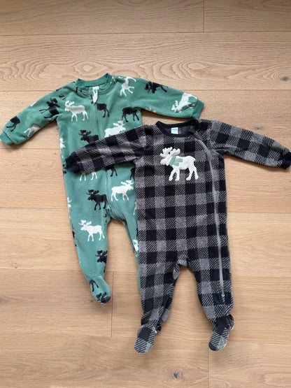 Fleece Sleeper Bundle, Pekkle, 12M, Kids 12 Month (9-12M)