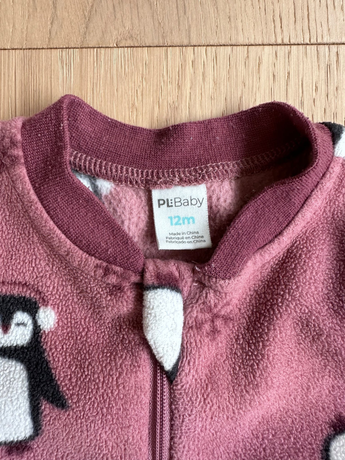 Penguin Fleece Sleeper, PL Baby, 12M, Kids 12 Month (9-12M)
