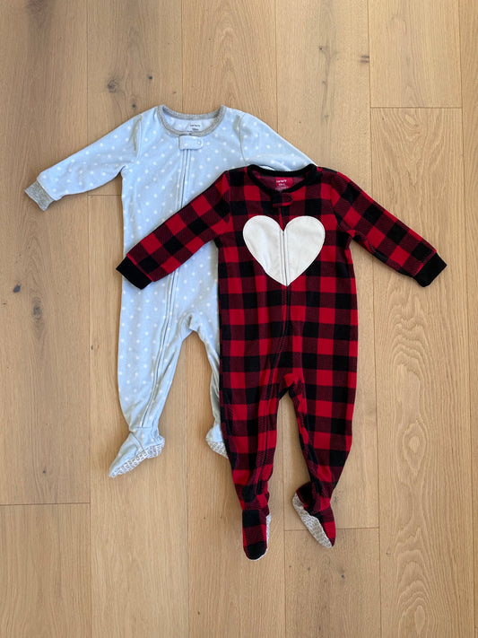 Fleece Sleeper Bundle, Carter’s, 18M, Kids 18 Month (12-18M)