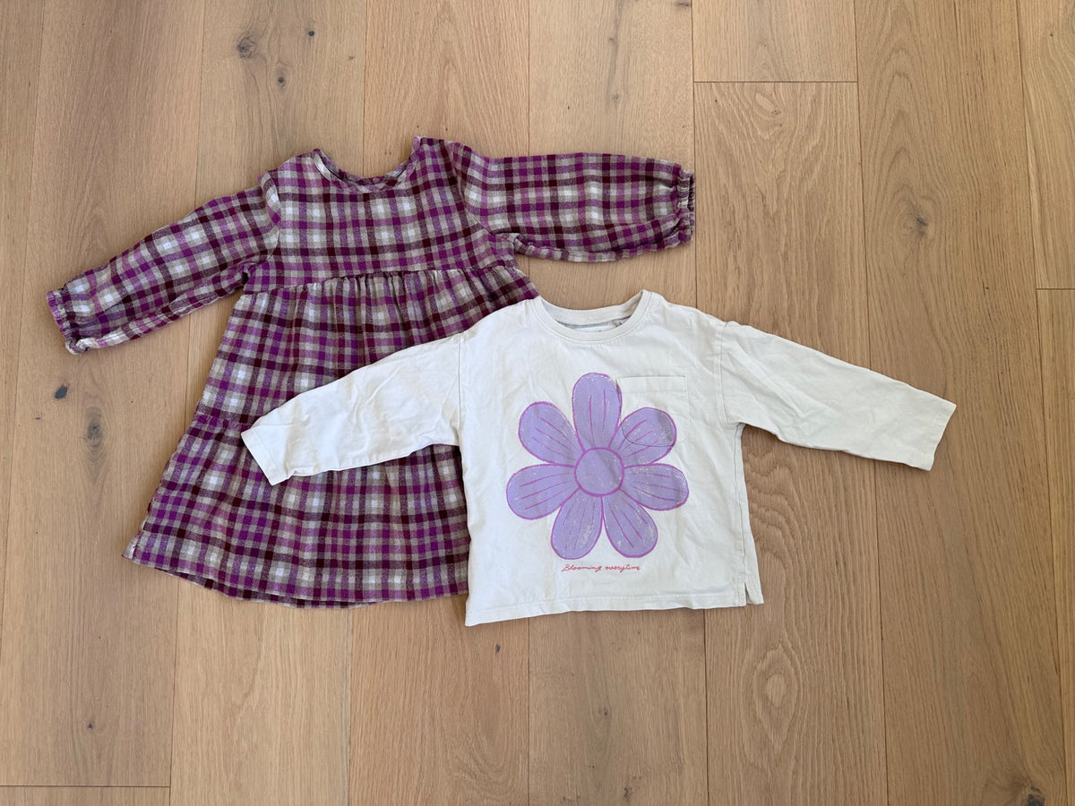 Zara Dress & Shirt, 3T, Kids 3T