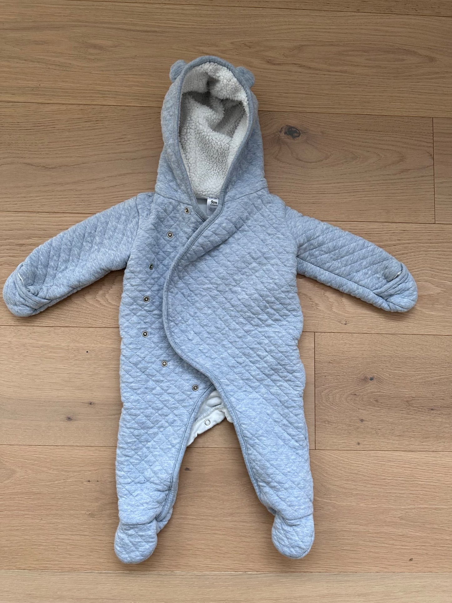 Light Blue Bunting Suit, Carter’s, 6-9M, Kids 9 Month (6-9M)