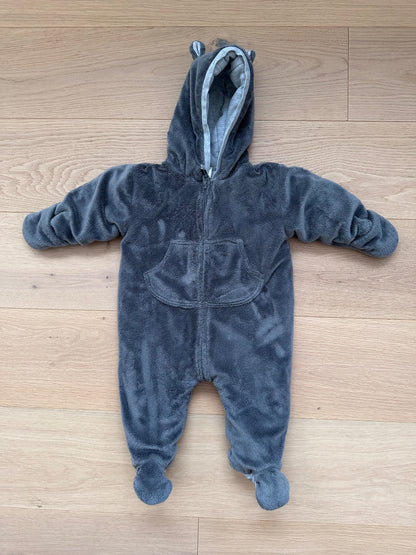 Grey Bunting Suit, First Wish, 6-9M, Kids 9 Month (6-9M)