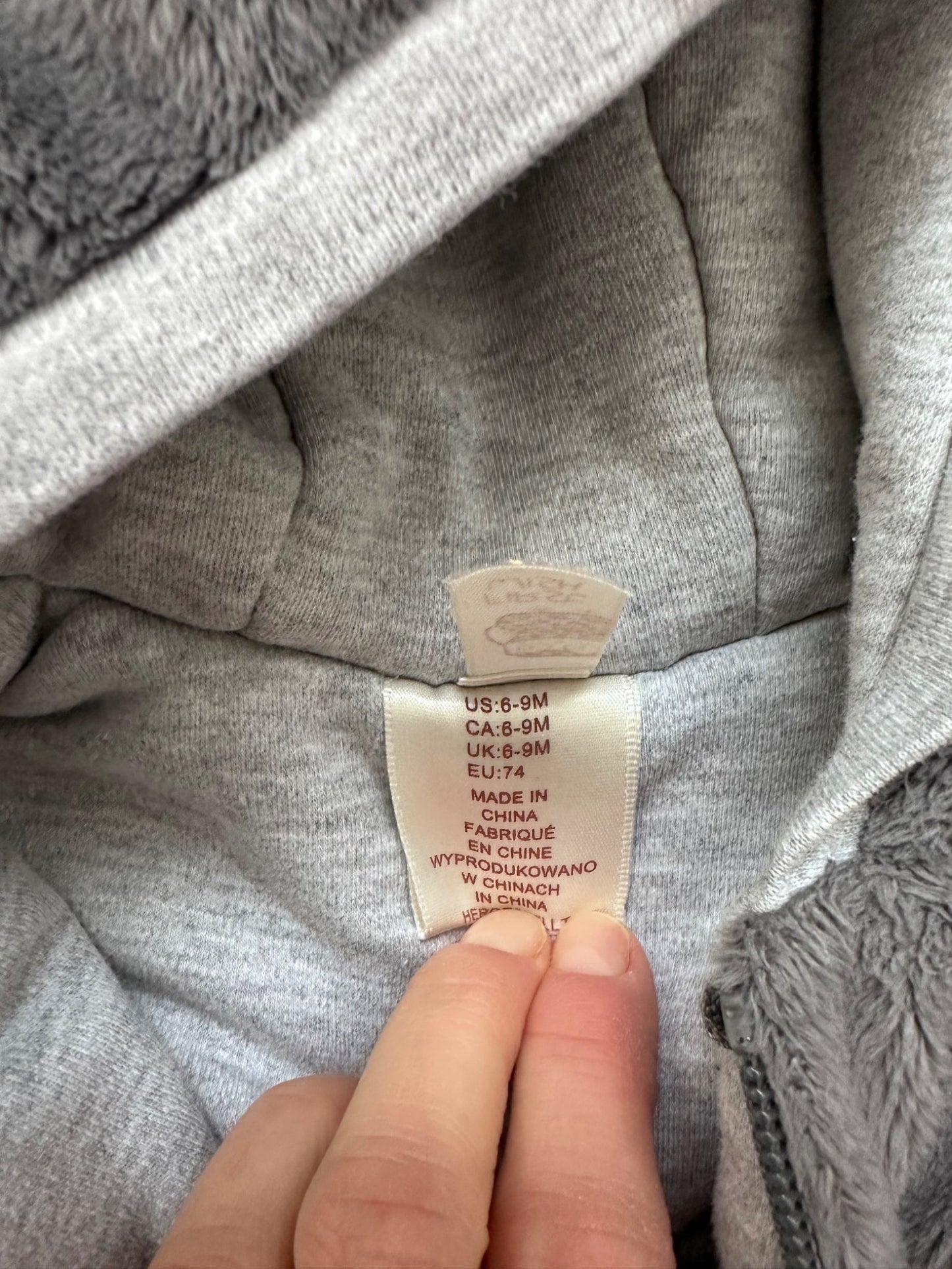 Grey Bunting Suit, First Wish, 6-9M, Kids 9 Month (6-9M)