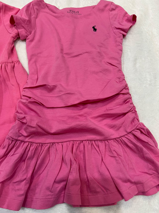 3T polo Ralph Lauren pink dress (1 free), Kids 3T