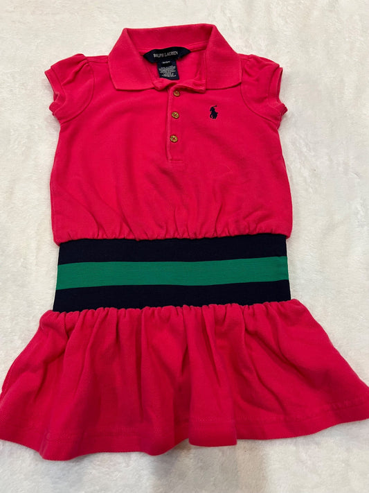 3T Polo ralph Lauren dress - bright pink , Kids 3T