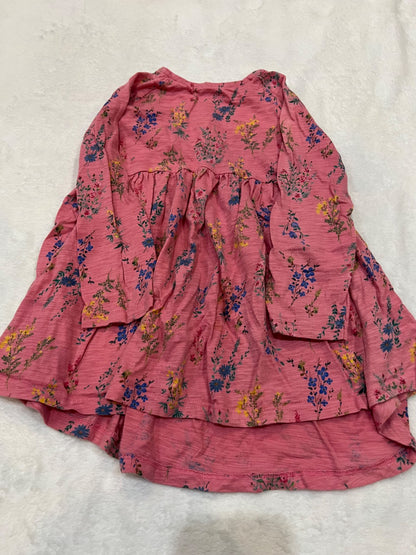 2/3T NEXT UK brand long sleeve pink flower dress , Kids 3T