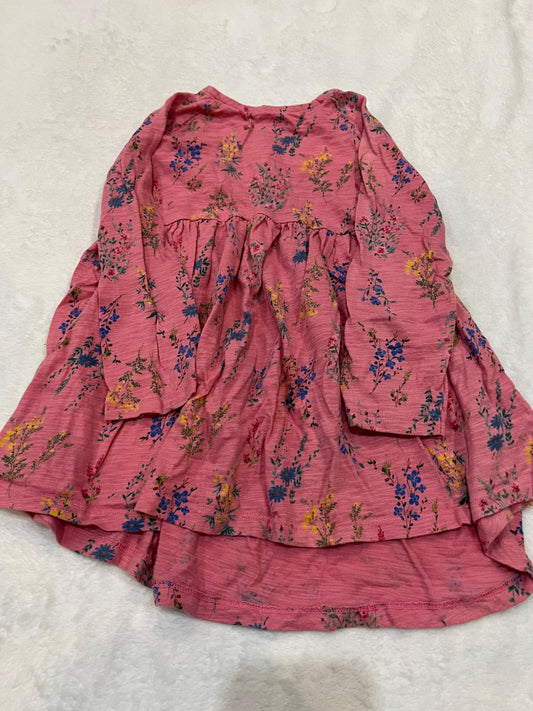 2/3T NEXT UK brand long sleeve pink flower dress , Kids 3T