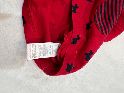2/3T NEXT UK red dog dress , Kids 3T