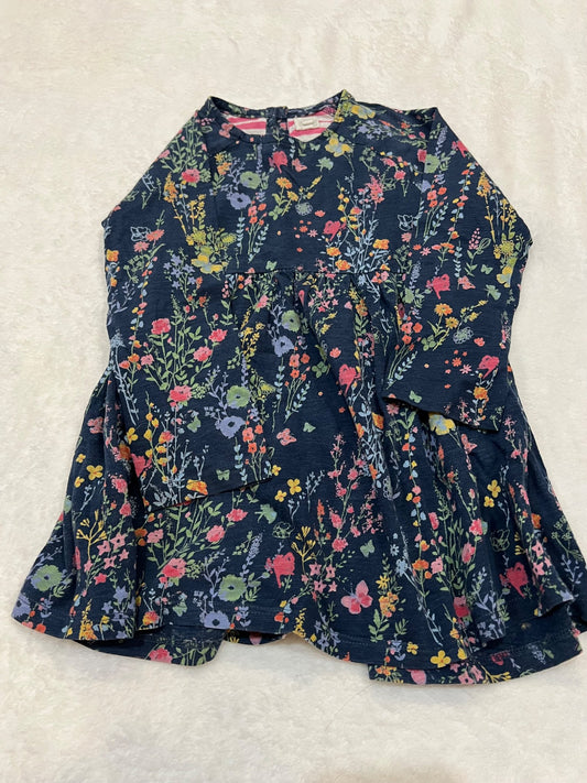 2/3T NEXT UK brand - navy flowers, Kids 3T