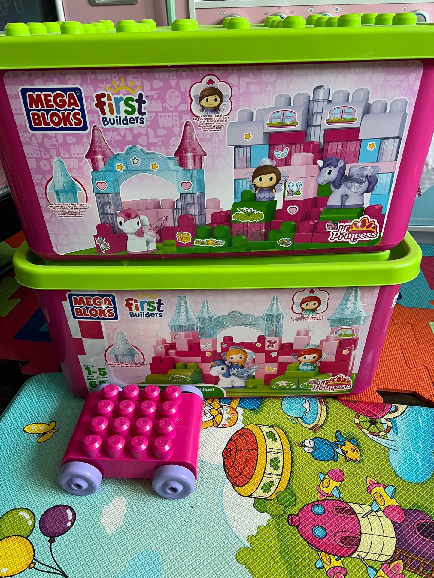 Mega bloks lil princess & unicorn sets (price for both)